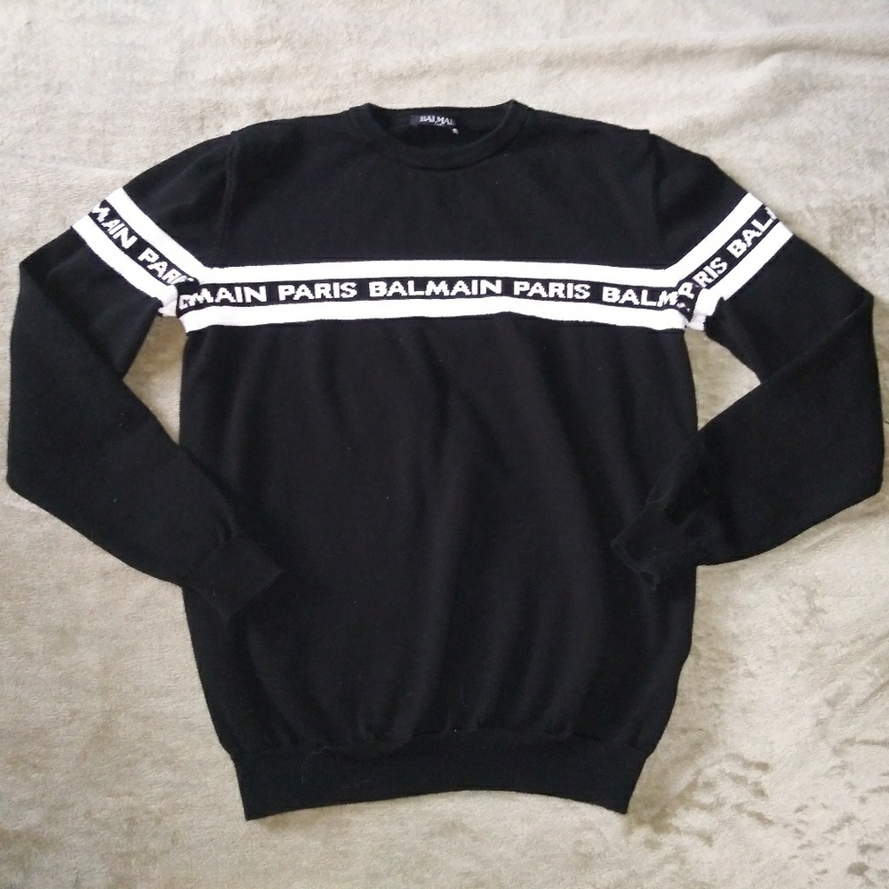Balmain Logo Sweater Teen Size 14 fits Women's XS